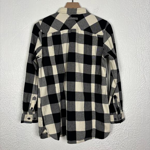 Duluth Trading Co. Free Swingin' Flannel Tunic Size Medium - Picture 2 of 4